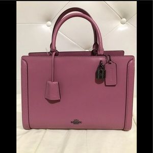 Coach Stunning pink rose Zoe
